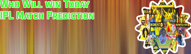 Today ipl match win percentage